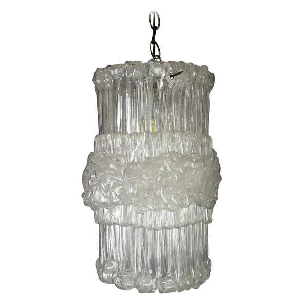 Lucite Vintage Hanging Pendant Lights