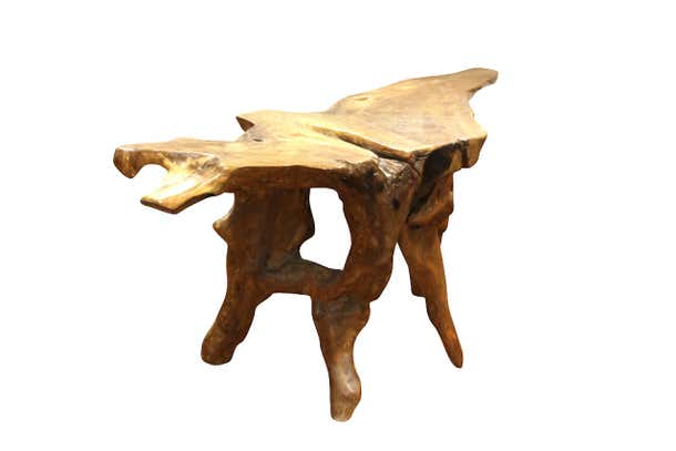 California Redwood Sculptural Root Table