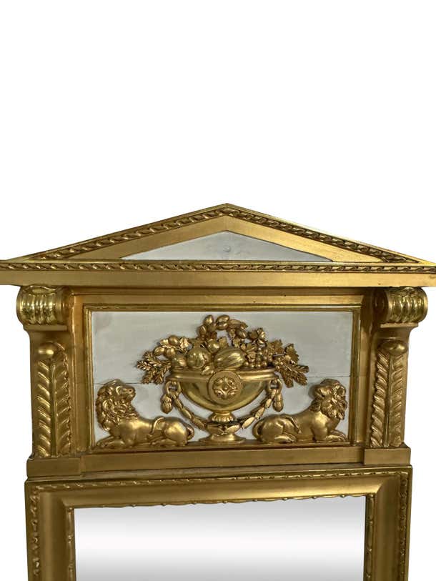 19th Century Swedish Neoclassical Pier Mirror