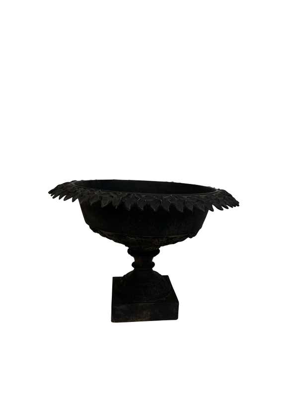 Victorian Black Cast Iron Jardinière/Planter